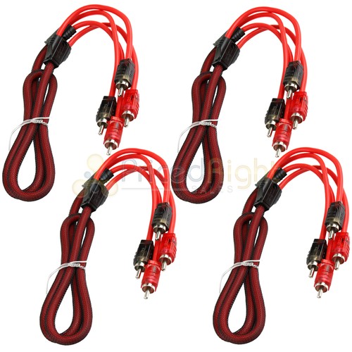 Pack 3ft rca cable ofc - 4,