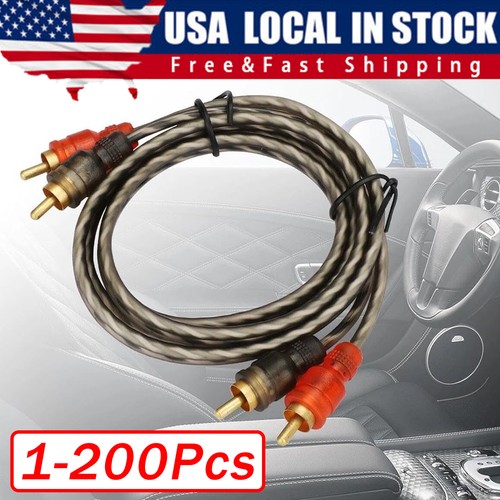 200x rca audio cable twisted - audio,